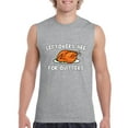 thumbnail image 1 of MmF - Men's Graphic T-Shirt Sleeveless - LEFTOVERS ARE FOR QUITTERS, 1 of 5