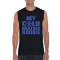 thumbnail image 1 of MmF - Men's Graphic T-Shirt Sleeveless - MY COLD WEATHER XMAS HOODIE, 1 of 5
