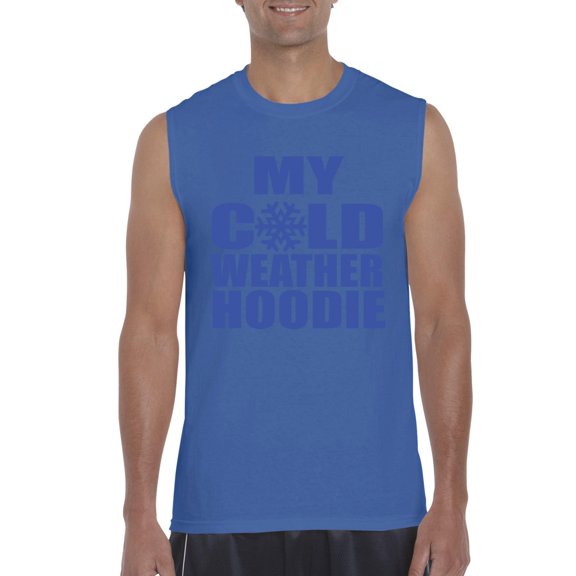 MmF - Men's Graphic T-Shirt Sleeveless - MY COLD WEATHER XMAS HOODIE