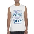 thumbnail image 1 of MmF - Men's Graphic T-Shirt Sleeveless - PEACE HOPE LOVE JOY, 1 of 5