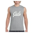 thumbnail image 1 of MmF - Men's Graphic T-Shirt Sleeveless, up to Men Size 3XL - California Cali, 1 of 2