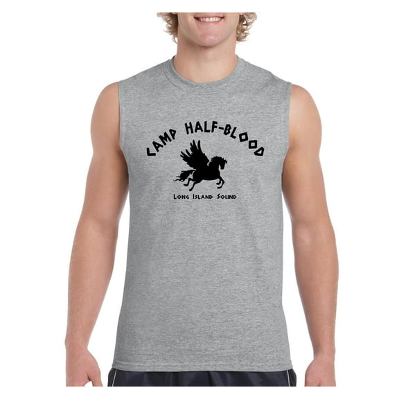MmF - Men's Graphic T-Shirt Sleeveless, up to Men Size 3XL - Camp Half Blood Demigods