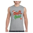 thumbnail image 1 of MmF - Men's Graphic T-Shirt Sleeveless, up to Men Size 3XL - Christmas Dear Santa, 1 of 2