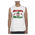 thumbnail image 1 of MmF - Men's Graphic T-Shirt Sleeveless, up to Men Size 3XL - Christmas Wrapper, 1 of 5