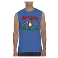 thumbnail image 1 of MmF - Men's Graphic T-Shirt Sleeveless, up to Men Size 3XL - Christmas Wrapper, 1 of 2