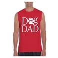 thumbnail image 1 of MmF - Men's Graphic T-Shirt Sleeveless, up to Men Size 3XL - Dog Dad, 1 of 5