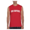 thumbnail image 1 of MmF - Men's Graphic T-Shirt Sleeveless, up to Men Size 3XL - New Hampshire, 1 of 5