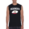 thumbnail image 1 of MmF - Men's Graphic T-Shirt Sleeveless, up to Men Size 3XL - Sacramento, 1 of 5
