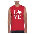 thumbnail image 1 of MmF - Men's Graphic T-Shirt Sleeveless, up to Men Size 3XL - Texas Flag, 1 of 5