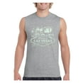 thumbnail image 1 of MmF - Men's Graphic T-Shirt Sleeveless, up to Men Size 3XL - Welcome to Las Vegas Nevada, 1 of 2