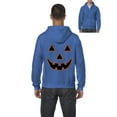 thumbnail image 1 of MmF - Men's Sweatshirt Full-Zip Pullover - Halloween Jack O' Lantern Pumpkin Face, 1 of 5