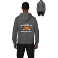 thumbnail image 1 of MmF - Men's Sweatshirt Full-Zip Pullover - LEFTOVERS ARE FOR QUITTERS, 1 of 5