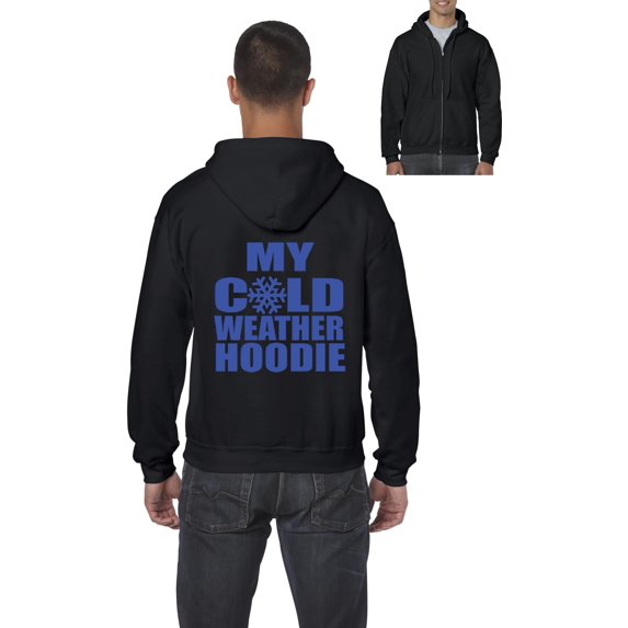 MmF - Men's Sweatshirt Full-Zip Pullover - MY COLD WEATHER XMAS HOODIE