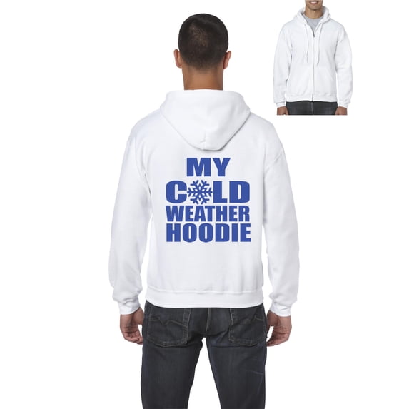 MmF - Men's Sweatshirt Full-Zip Pullover - MY COLD WEATHER XMAS HOODIE