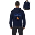 thumbnail image 1 of MmF - Men's Sweatshirt Full-Zip Pullover - MY XMAS SNOWMAN FLIP UP, 1 of 5