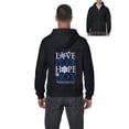 thumbnail image 1 of MmF - Men's Sweatshirt Full-Zip Pullover - PEACE HOPE LOVE JOY, 1 of 5