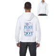 thumbnail image 1 of MmF - Men's Sweatshirt Full-Zip Pullover - PEACE HOPE LOVE JOY, 1 of 5
