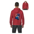 thumbnail image 1 of MmF - Men's Sweatshirt Full-Zip Pullover, up to Men Size 5XL - American Flag 4th of July, 1 of 5