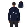 thumbnail image 1 of MmF - Men's Sweatshirt Full-Zip Pullover, up to Men Size 5XL - Baseball, 1 of 5