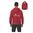 thumbnail image 1 of MmF - Men's Sweatshirt Full-Zip Pullover, up to Men Size 5XL - Baseball, 1 of 5