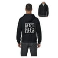 thumbnail image 1 of MmF - Men's Sweatshirt Full-Zip Pullover, up to Men Size 5XL - Beach Please, 1 of 5