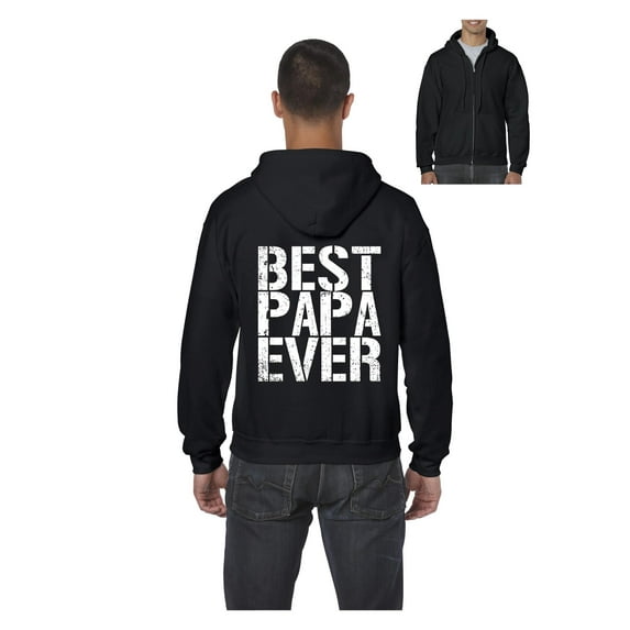 MmF - Men's Sweatshirt Full-Zip Pullover, up to Men Size 5XL - Best Papa