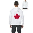 thumbnail image 1 of MmF - Men's Sweatshirt Full-Zip Pullover, up to Men Size 5XL - Canada Leaf, 1 of 5