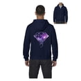 thumbnail image 1 of MmF - Men's Sweatshirt Full-Zip Pullover, up to Men Size 5XL - Diamond, 1 of 5