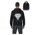 thumbnail image 1 of MmF - Men's Sweatshirt Full-Zip Pullover, up to Men Size 5XL - Diamond, 1 of 5
