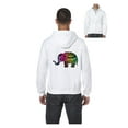 thumbnail image 1 of MmF - Men's Sweatshirt Full-Zip Pullover, up to Men Size 5XL - Elephant, 1 of 5