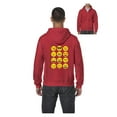 thumbnail image 1 of MmF - Men's Sweatshirt Full-Zip Pullover, up to Men Size 5XL - Emoji Entourage, 1 of 5