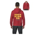 thumbnail image 1 of MmF - Men's Sweatshirt Full-Zip Pullover, up to Men Size 5XL - Emoji Entourage, 1 of 5