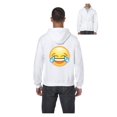thumbnail image 1 of MmF - Men's Sweatshirt Full-Zip Pullover, up to Men Size 5XL - Emoji Laughing Tears, 1 of 5