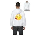 thumbnail image 1 of MmF - Men's Sweatshirt Full-Zip Pullover, up to Men Size 5XL - Emoji Heart-Shaped Eyes, 1 of 5