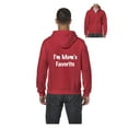 thumbnail image 1 of MmF - Men's Sweatshirt Full-Zip Pullover, up to Men Size 5XL - I'm Mom's Favorite, 1 of 5