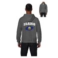 thumbnail image 1 of MmF - Men's Sweatshirt Full-Zip Pullover, up to Men Size 5XL - Idaho Flag, 1 of 5