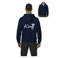 thumbnail image 1 of MmF - Men's Sweatshirt Full-Zip Pullover, up to Men Size 5XL - King Crown, 1 of 5