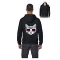 thumbnail image 1 of MmF - Men's Sweatshirt Full-Zip Pullover, up to Men Size 5XL - Kitty, 1 of 5