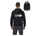 thumbnail image 1 of MmF - Men's Sweatshirt Full-Zip Pullover, up to Men Size 5XL - Ohio Map, 1 of 5