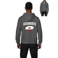 thumbnail image 1 of MmF - Men's Sweatshirt Full-Zip Pullover, up to Men Size 5XL - Sacramento, 1 of 5