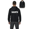 thumbnail image 1 of MmF - Men's Sweatshirt Full-Zip Pullover, up to Men Size 5XL - Saints, 1 of 5