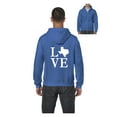 thumbnail image 1 of MmF - Men's Sweatshirt Full-Zip Pullover, up to Men Size 5XL - Texas Flag, 1 of 5