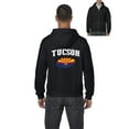 thumbnail image 1 of MmF - Men's Sweatshirt Full-Zip Pullover, up to Men Size 5XL - Tucson Arizona Flag, 1 of 5