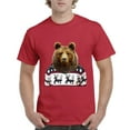 thumbnail image 1 of MmF - Men's T-Shirt Short Sleeve - BEAR IN XMAS UGLY SWEATER, 1 of 3