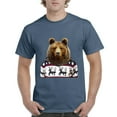 thumbnail image 1 of MmF - Men's T-Shirt Short Sleeve - BEAR IN XMAS UGLY SWEATER, 1 of 3
