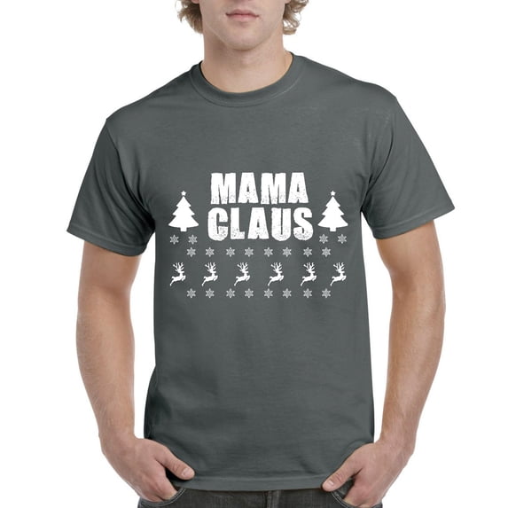 MmF - Men's T-Shirt Short Sleeve - Christmas Mama Claus