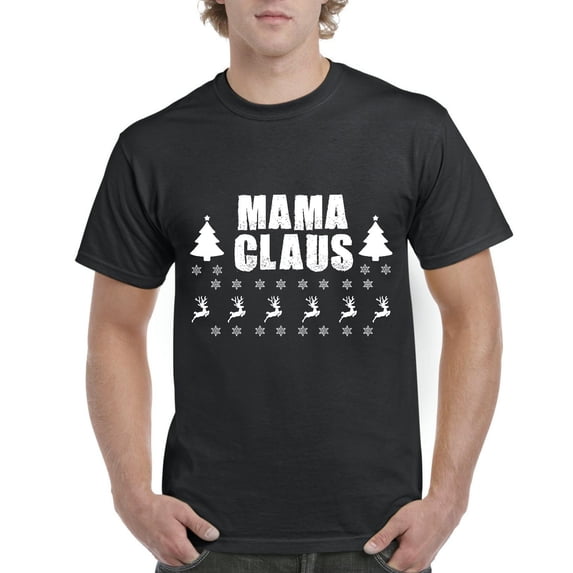 MmF - Men's T-Shirt Short Sleeve - Christmas Mama Claus