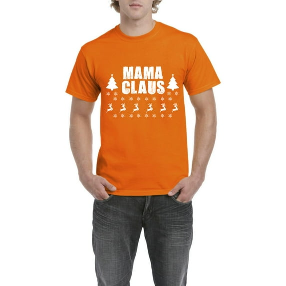 MmF - Men's T-Shirt Short Sleeve - Christmas Mama Claus