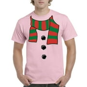 Artix - Men's T-Shirt Short Sleeve - Christmas Snowman Scarf