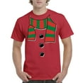 thumbnail image 1 of Artix - Men's T-Shirt Short Sleeve - Christmas Snowman Scarf, 1 of 3
